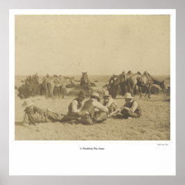 Poster "A Mumblety Peg Game"