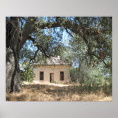 Poster: Abandoned House on 46 W in Paso Robles Poster (Vorne)