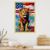 Poster Abs. 2505 Lion (Küche)