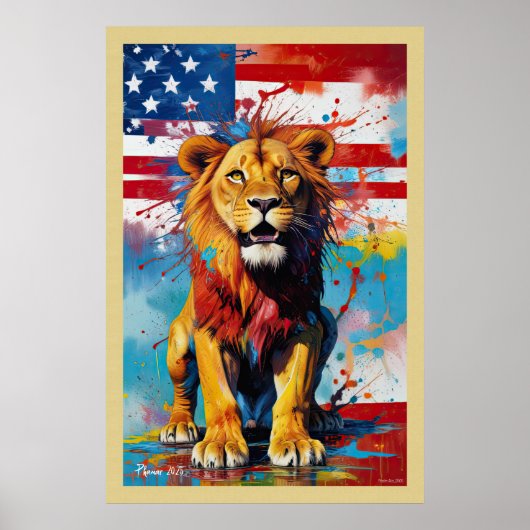 Poster Abs. 2505 Lion (Vorne)