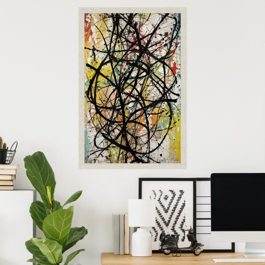 Poster Abs_2508 Spritzer Paint (Heimbüro)