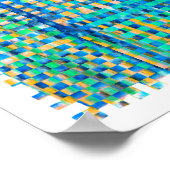 poster abstract square (Ecke)
