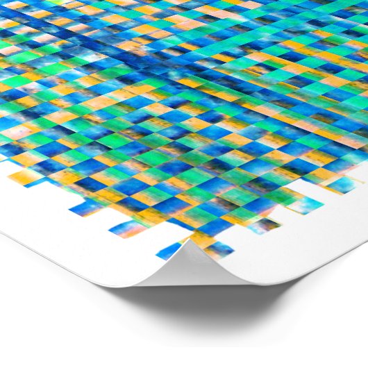 poster abstract square (Ecke)