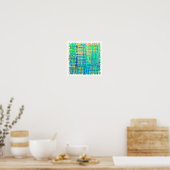 poster abstract square (Küche)