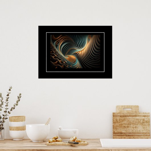 Poster Abstrakt Art (Küche)