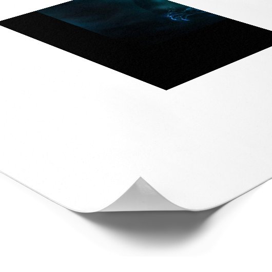 Poster-Abstrakt Art-Dragon Poster (Ecke)