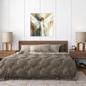 Poster Abstrakte Engel-Neutralfarben