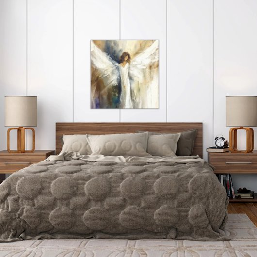 Poster Abstrakte Engel-Neutralfarben