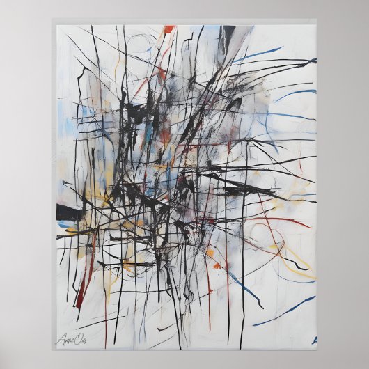 Poster | Abstrakte Kunst | AI-Inhalt (Vorne)