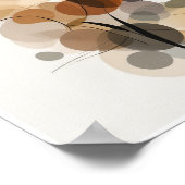 Poster Abstrakte Wand Decke Wand Blume (Ecke)