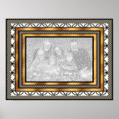 Poster "ADD Your Photo" Art Deco Frame (Vorne)