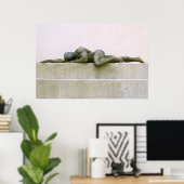 Poster, ADONIS SLEEPS - horizontale dreh Poster (Heimbüro)