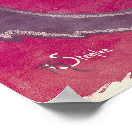 Poster advertising an exhibition (Ecke)