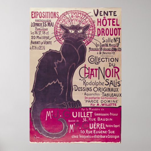 Poster advertising an exhibition (Vorne)