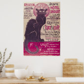 Poster advertising an exhibition (Küche)