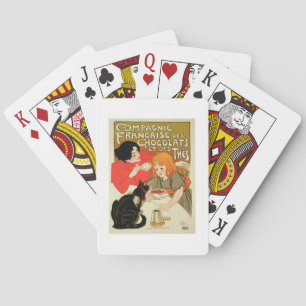 Poster Advertising the French Company of Chocolate Spielkarten