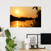 Poster African Sunset (Heimbüro)