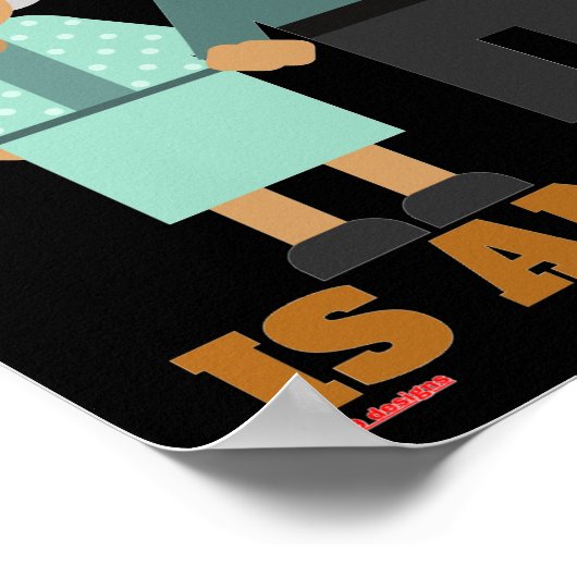 Poster "AGING GRACEFULLY..." (Ecke)