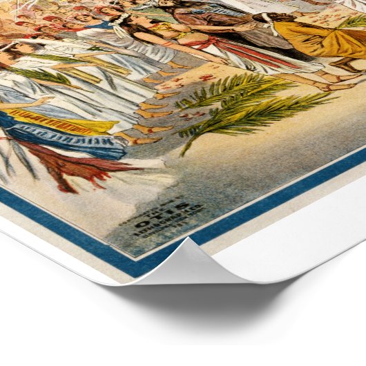 Poster Aida Opera 1898 (Ecke)