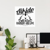 Poster Aikido O Sensei (Heimbüro)
