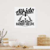 Poster Aikido O Sensei (Küche)