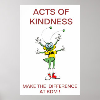 POSTER AKTIONEN VON KINDNESS