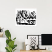 Poster-Alice im Wunderland für Vintage Illustratio Poster (Heimbüro)