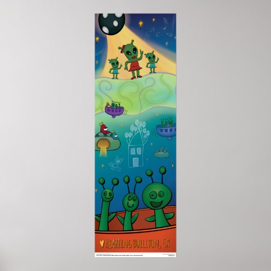 Poster - Alien Konzert (Vorne)