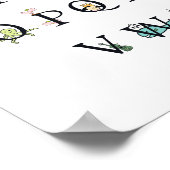 POSTER: ALPHABET CHARTA POSTER (Ecke)