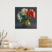 Poster Amaryllis Blume (Küche)