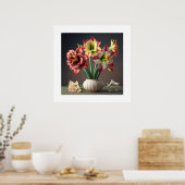 Poster Amaryllis Blume (Küche)