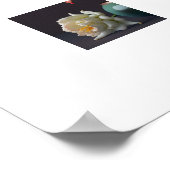 Poster Amaryllis Blume (Ecke)