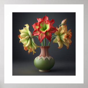 Poster Amaryllis Blume