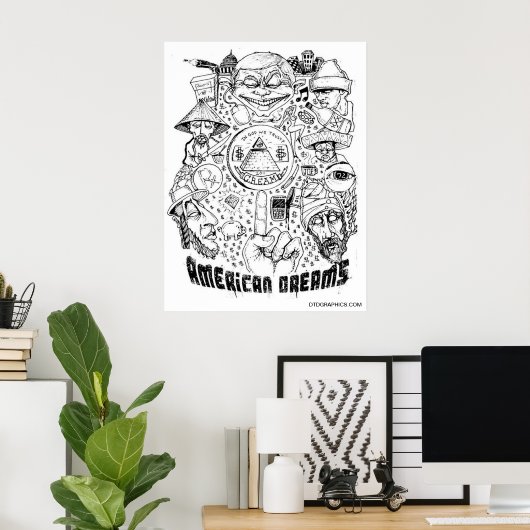Poster American Dreams (Heimbüro)