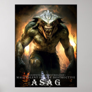 Poster Ancient Beast & Kreaturen: Asag II
