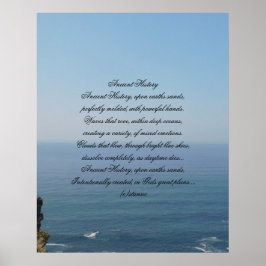 Poster Ancient History Gedicht auf Foto