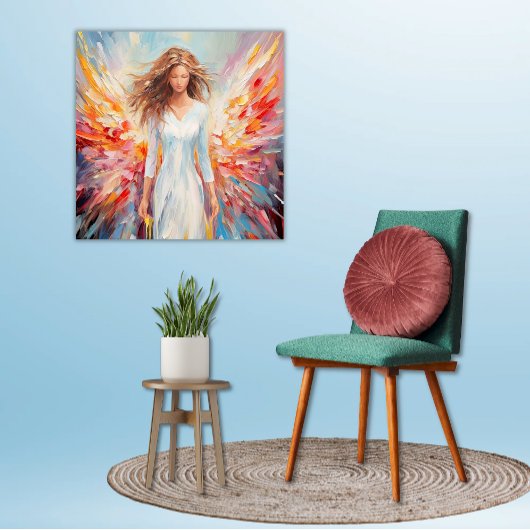 Poster Angelic Spectrum Bright Loose Painted Style