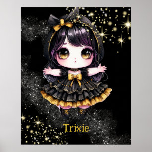 POSTER   Anime Girls Goth Niedlich Custom Kawaii