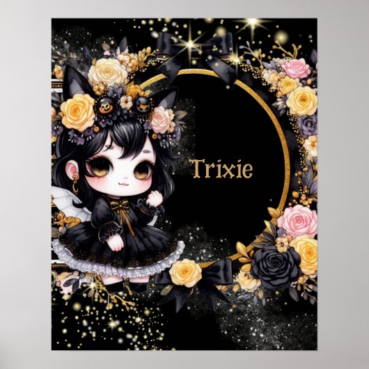 POSTER | Anime Girls Goth Niedlich Custom Kawaii (Vorne)