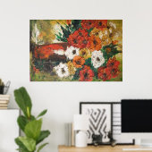 Poster Ann Hayes Gemälde Rote Blume gemischt (Heimbüro)