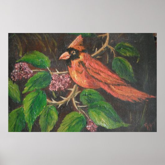 Poster Ann Hayes Painting Kardinal (Vorne)