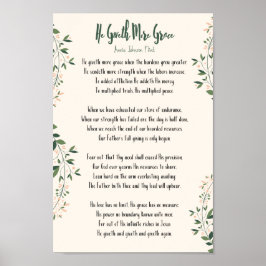 Poster Annie Johnson Flint - Er gibt mehr Grace