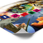 Póster Apaisado Regalo Signo Zodíaco Piscis Poster (Ecke)