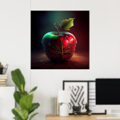 Poster Apfel (Heimbüro)