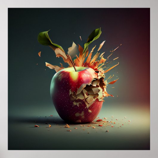 Poster Apfel (Vorne)