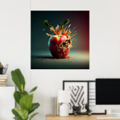 Poster Apfel (Heimbüro)