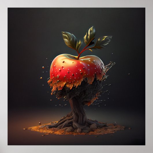 Poster Apfel (Vorne)