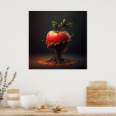 Poster Apfel (Küche)