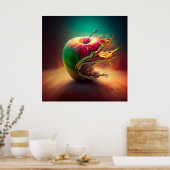 Poster Apfel (Küche)