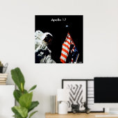 Poster / Apollo 17 / Letzte Apollo Landung auf dem (Heimbüro)